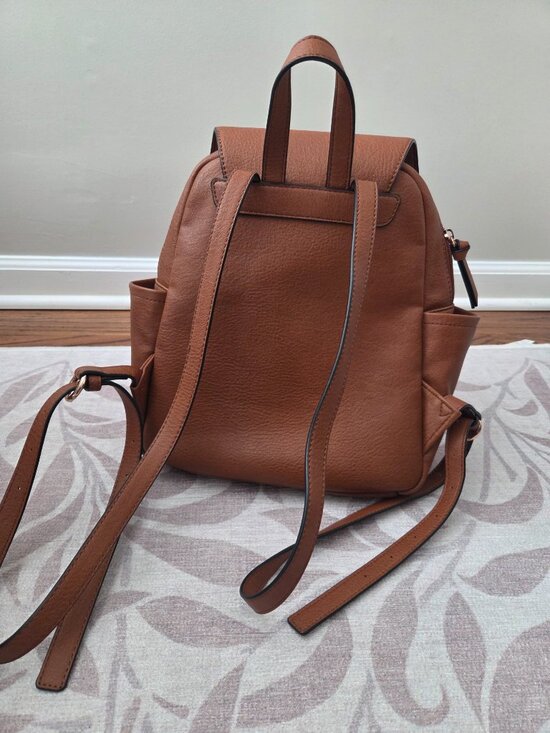 Lauren Conrad Backpack · Leather, tan · Like new main image 5